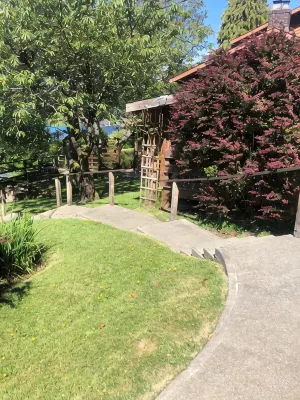 Unique and peaceful beach access getaway on Quadra Island. Outstanding view