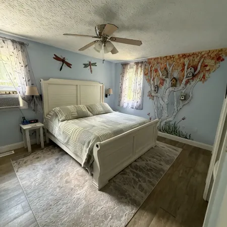 gaze at Seneca Rocks from living room sofa