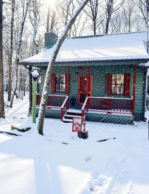 🌟Cozy mountain cabin with fast Wi-Fi🌟 - Hytter