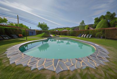 Outdoor Swimming Pool L'Arcada de Fares Photo