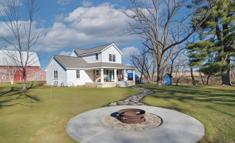 Charming Manchester Retreat with Patio and Fireplace!
