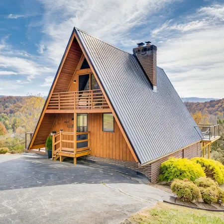 Stargazer Cabin- A Frame w/ Lake & Mountain Views