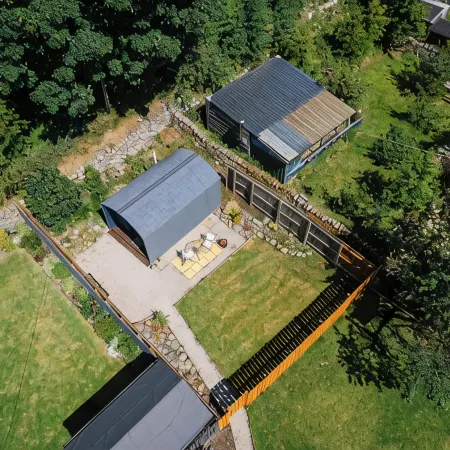 Hideaway pod near Loch Ness for a tranquil retreat, with private garden
