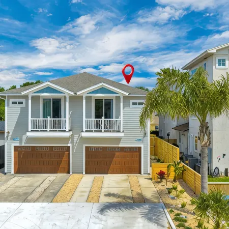 Luxe Pool Oasis - One Block to the Beach
