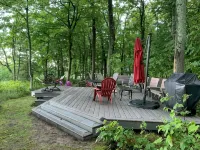 Lake Michigan Sunset View Cottage, Tunnel of Trees, Good Hart. Easement to Lake. - 4-Star