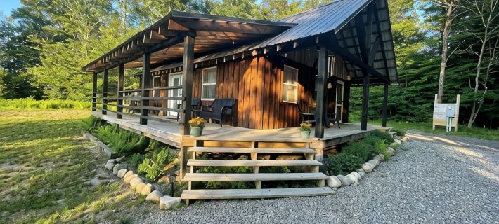 Peace and quiet in a fully equipped cabin nestled in the woods of the ADKs. Hotels in Herkimer County