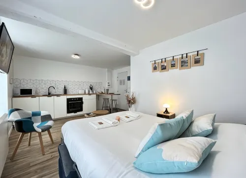 Le Meunier, cozy new studio in Chouilly, 5 mn from Epernay. - Apartments