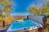 Family Retreat in This Gorgeous Log Cabin Overlooking the Arkansas Grand Canyon! - Hytter