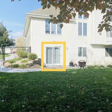 Entire lower level in a private home with walkout fenced yard.