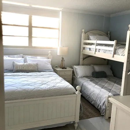 Beautiful beach front condo with a magnificent beach and pool view.