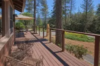 Bass Lake Cabin only 1.5 miles to the lake. Hiking trails on the property.