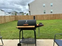 5 bedroom spacious home, with charcoal grill and seating. Peaceful neighborhood.