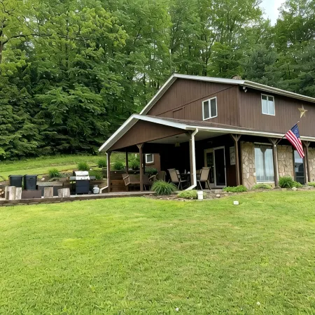 Large fully-furnished family home nestled in beautiful elk country.