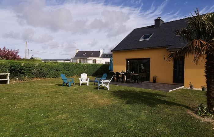 TY Caromel Maison de Bord de mer Avec Jardin Clos Pour 4 à 10 Personnes