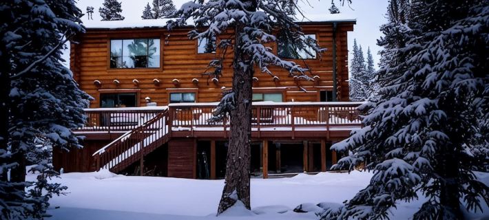 Log Cabin w Hot Tub + Epic 14er Views - Near Breck Hotels in Park County