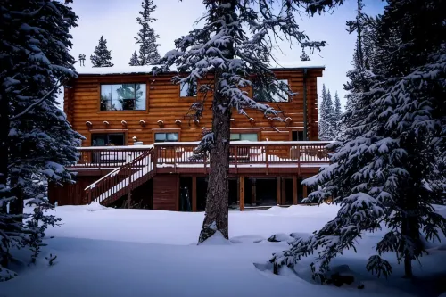 Log Cabin w Hot Tub + Epic 14er Views - Near Breck - シャレー
