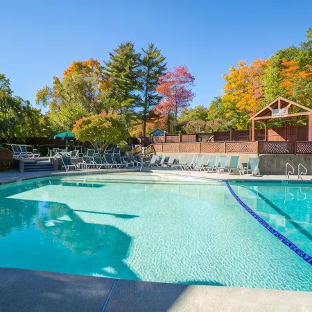 Resort home with Private hot tub , fireplace, pools, pond, WIFI
