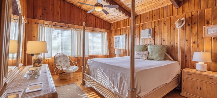 Charming Cottage on the Bay and Golf Course with private patio and boat dock. Hoteles en Condado de Wayne