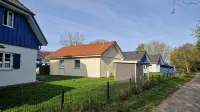 Close to the beach holiday home in a quiet field location with a spacious wooden terrace - 3-Star