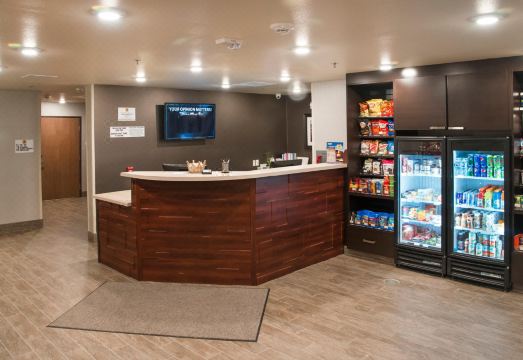 주방 시설이 완비된 객실