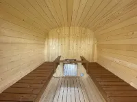Log cabin by the lake with sauna and fireplace in the middle of the Harz mountains and forests - Homestays