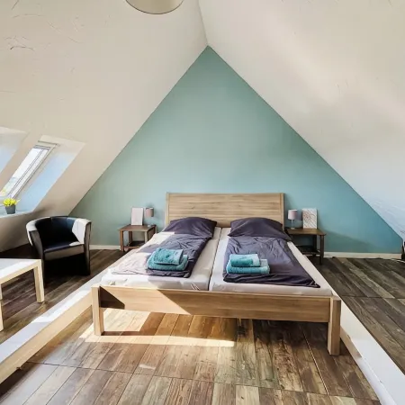 Modern vacation apartment with Baltic Sea view and balcony for 6 people