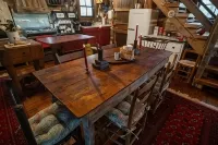 2-BR, 3 B 1860 hand hewn log cabin in peaceful setting Rutherfordton WiFi, AC - Chalets