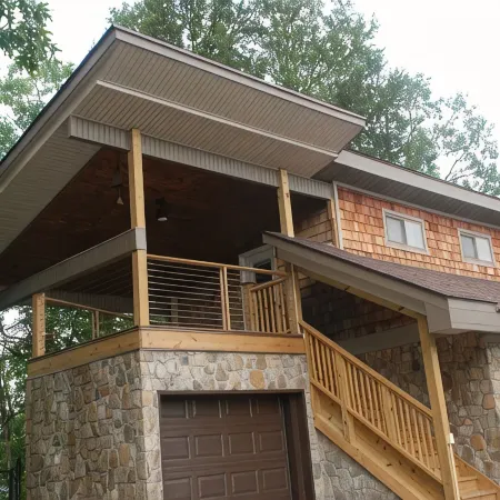 "The Wolf Den" - Lakefront suite with mountain views
