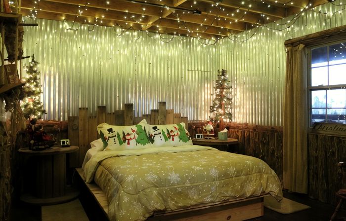 The Christmas Cabin at Christmas Tree Lane a real farm! Hallmark experience!