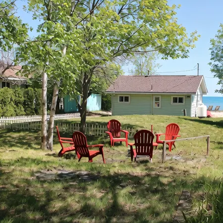 Lake Huron Cottage with Private Sandy Beach