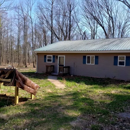 Beautiful location in the secluded woods