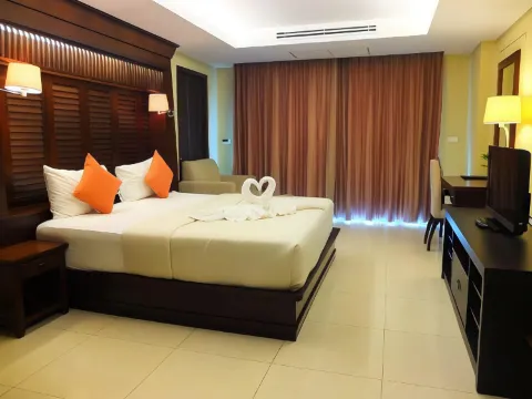 ห้องดีลักซ์ เตียงใหญ่ 1 เตียง