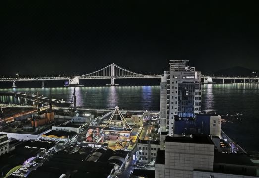 베스트루이스해밀턴호텔 광안점의 전경