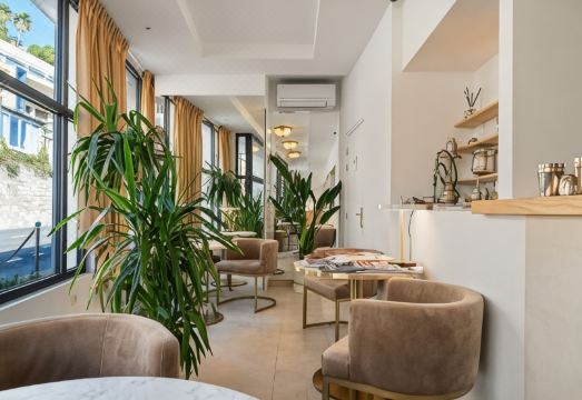 르 로크브륀 호텔에서 바라본 지중해 풍경