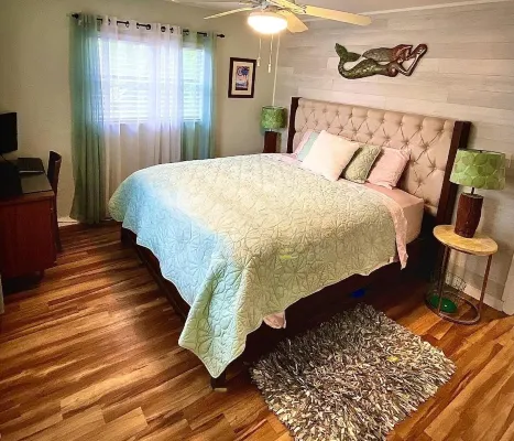 7k Mattress on Upham St Pete Beach. Luxurious Mid Century Gem Ready for You