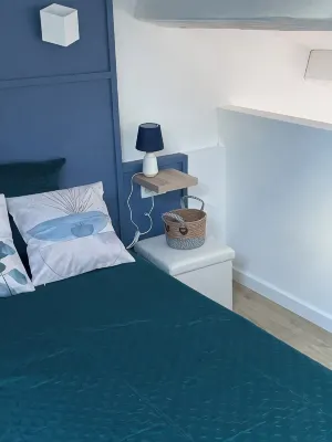 Duplex Apartment with Balcony Facing the Sea