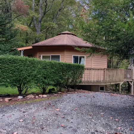 little   round  house
