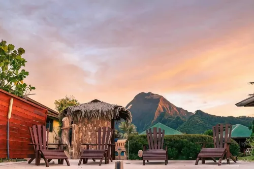 Bungalow Hiana - vue Lagon Avec Plage Privée - บังกะโล