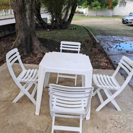 Almond Tree Studio - Modern A/C Apartment w/2 Queen beds in St. James
