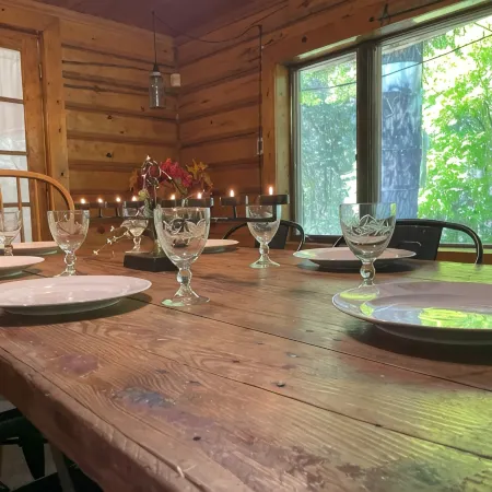 Relax and Reconnect in Private Cabin in the Wisconsin Forest. Pet Friendly.