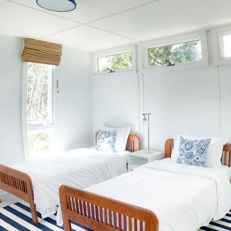 Beautiful spacious beach house located on a private beach surrounded by nature.