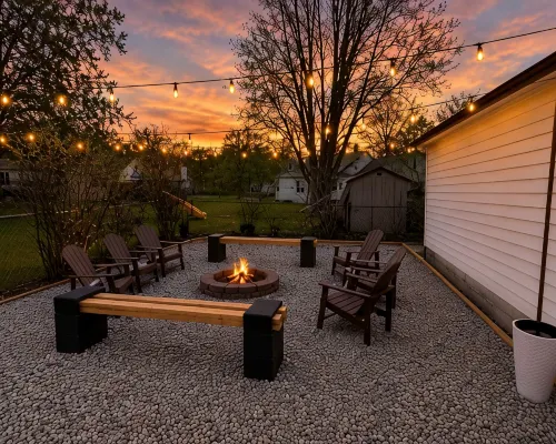 Cozy 5BR & 2 Bath-CLE, BW, IX Center-walkout basement - firepit - dog friendly! Hotels in Berea