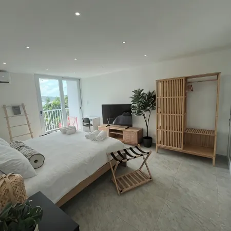 Private Island 1BR Condo with Oceanview, Pool View, 500MB WiFi & A/C