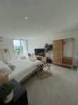 Private Island 1BR Condo with Oceanview, Pool View, 500MB WiFi & A/C