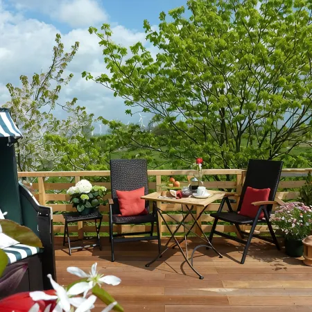Garden idyll at the Wadden Sea National Park