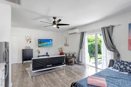 SPACIOUS STUDIO, WASHER/DRYER, BACK YARD, BBQ
