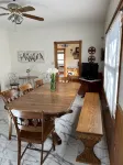 Located on a 12 acre orchard, this large upscale home features stunning views