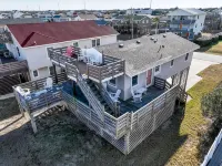 Ocean Views -Dog Friendly- 3rd Row From The Beach فنادق في كيل ديفل هيلز
