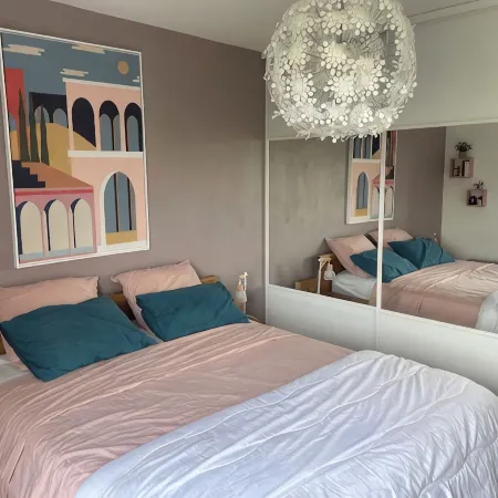 T4 with large terrace and view of nature and mountains, quiet, in Annecy le Vieux