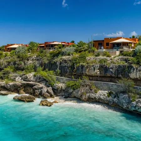 Adobe Style Oceanfront Villa with private pool